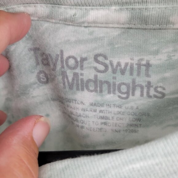 Taylor Swift Mint Marble Long Sleeve Tee Size Small - Picture 4 of 5